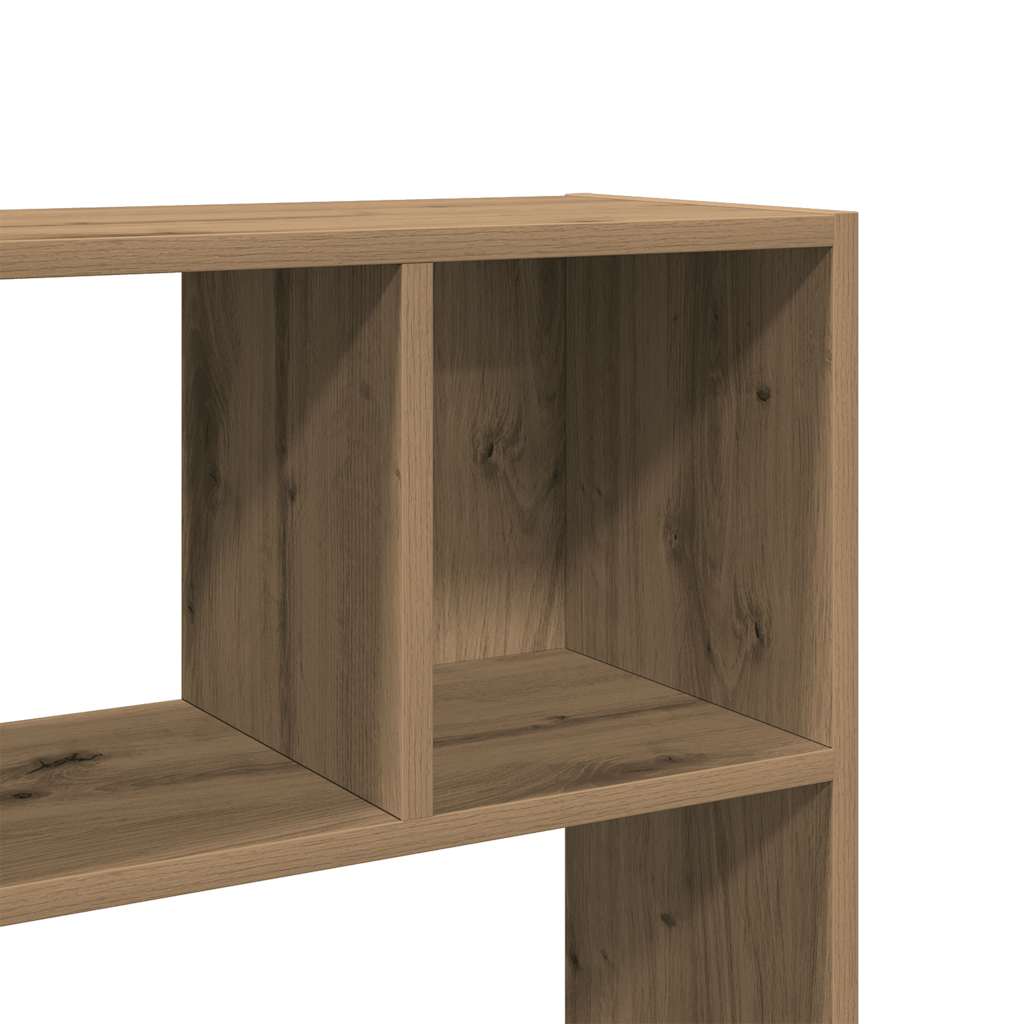 Bokhylle/romdeler artisan eik 105x24x102 cm