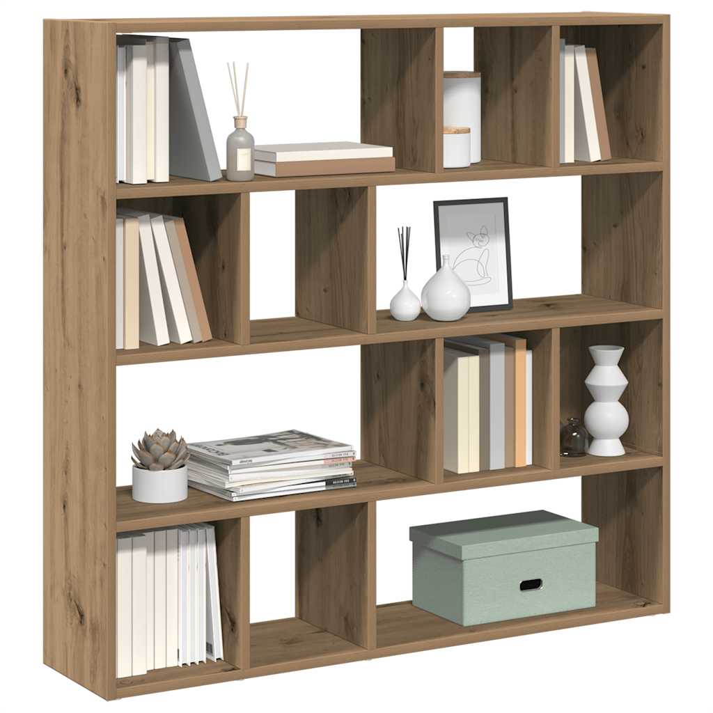 Bokhylle/romdeler artisan eik 105x24x102 cm