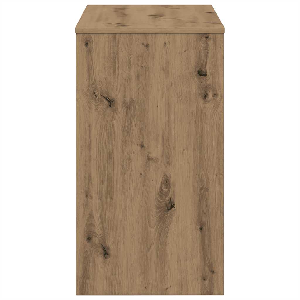 Skrivebord artisan eik 90x40x72 cm konstruert tre