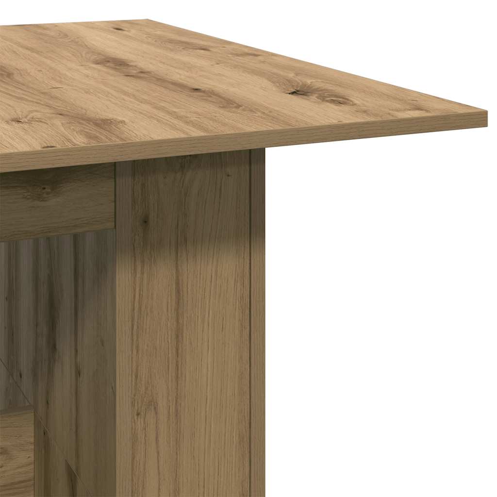Spisebord artisan eik 180x90x76 cm konstruert tre