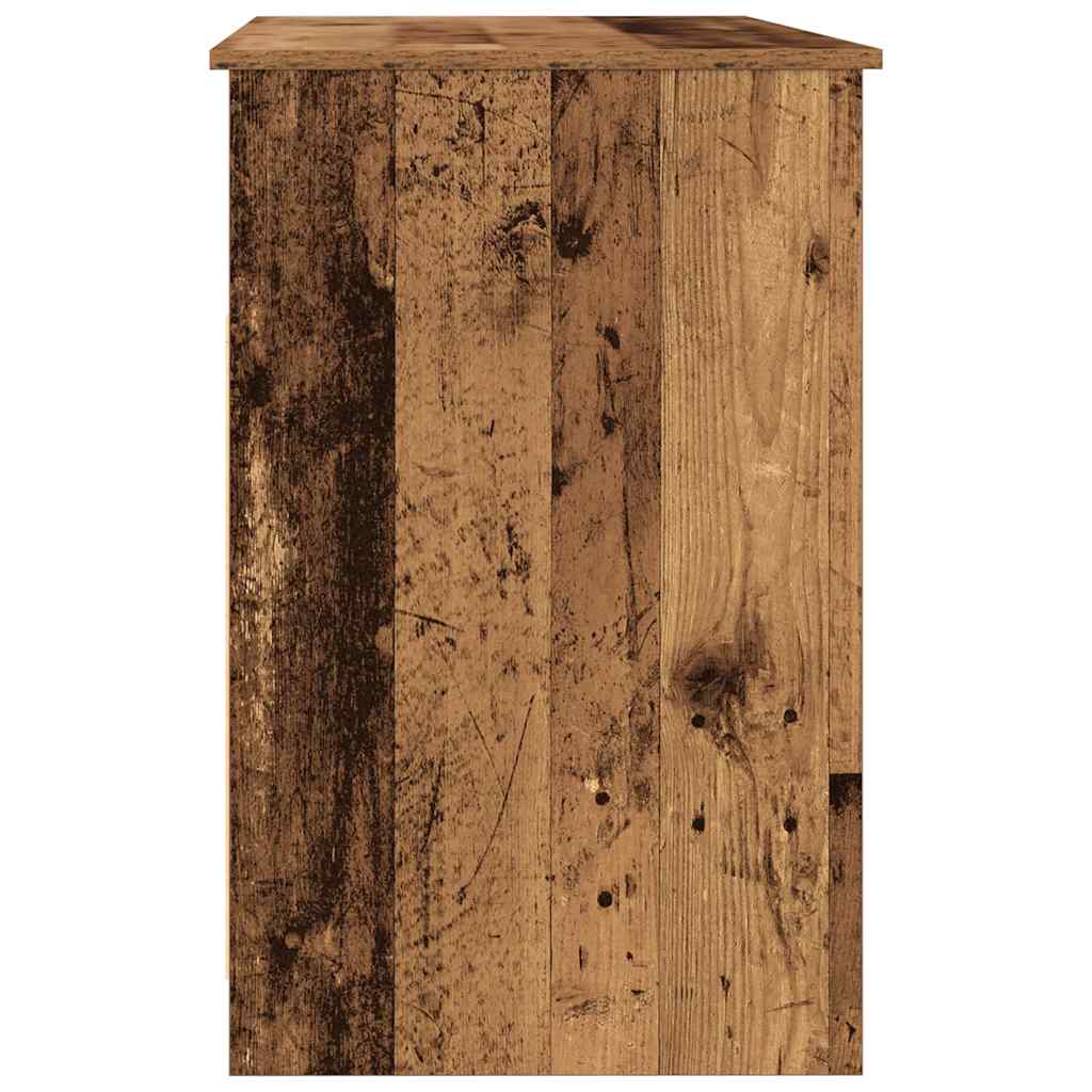 Skrivebord gammelt tre 102x50x76 cm konstruert tre