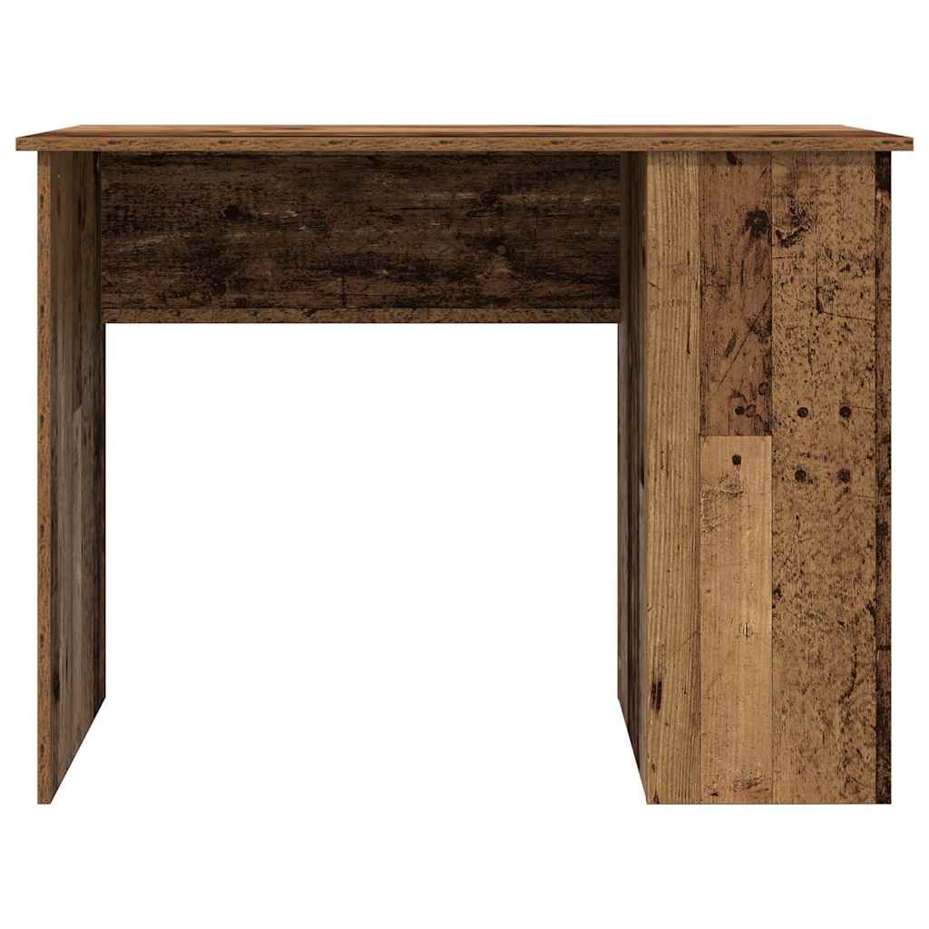 Skrivebord gammelt tre 100x55x75 cm konstruert tre