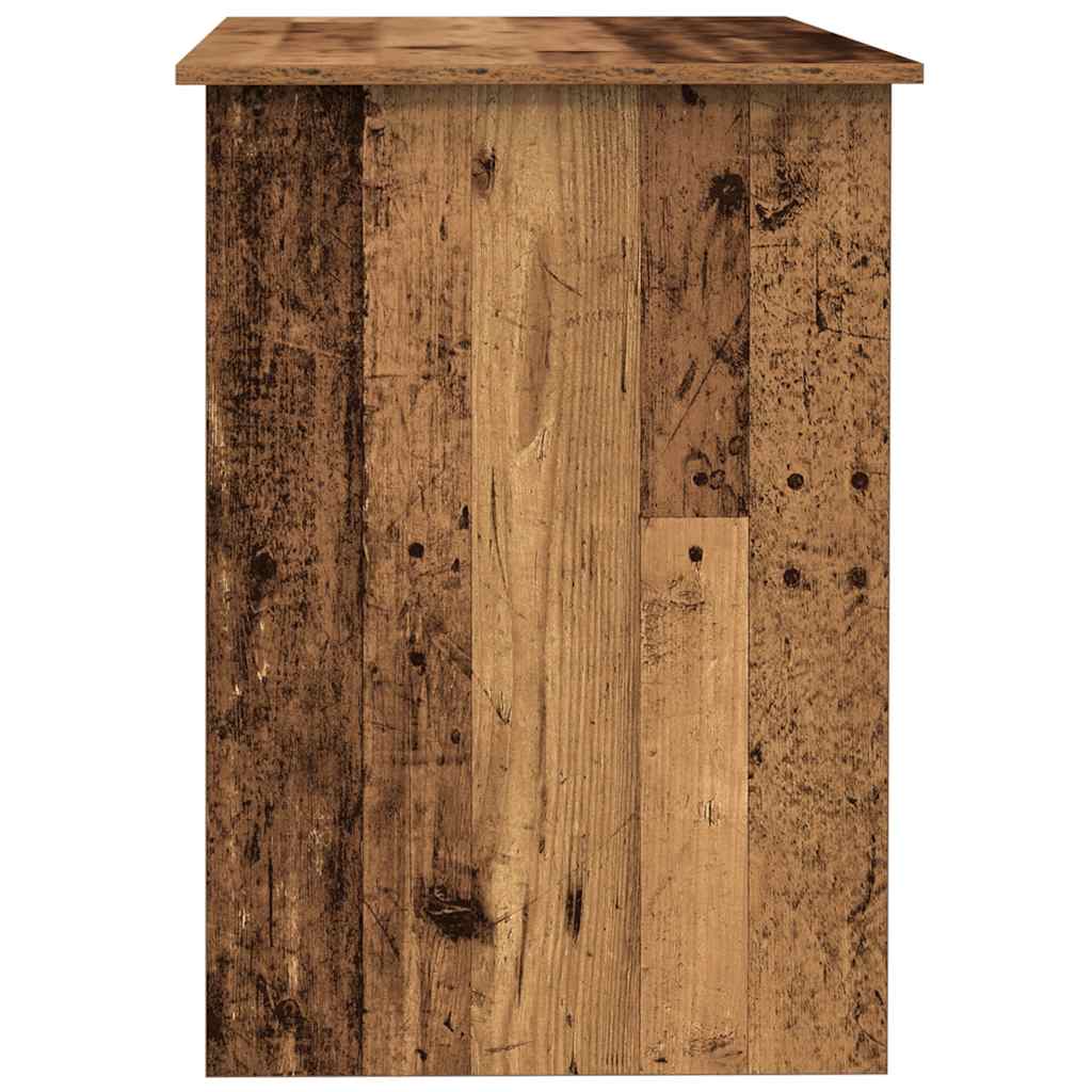 Skrivebord gammelt tre 100x55x75 cm konstruert tre