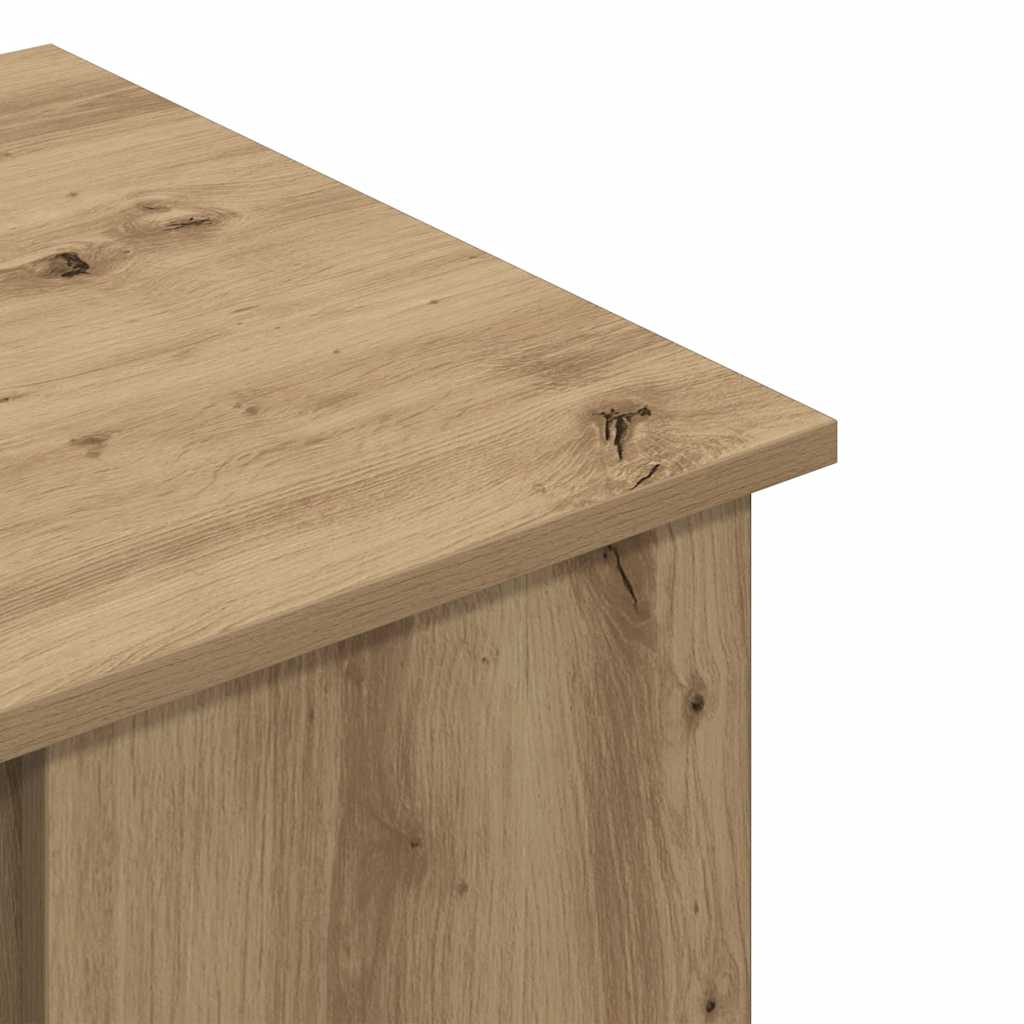 Skrivebord artisan eik 100x55x75 cm konstruert tre