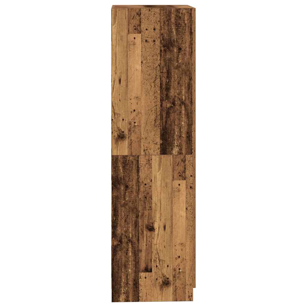 Garderobe gammelt tre 80x52x180 cm konstruert tre