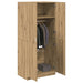Garderobe artisan eik 80x52x180 cm konstruert tre