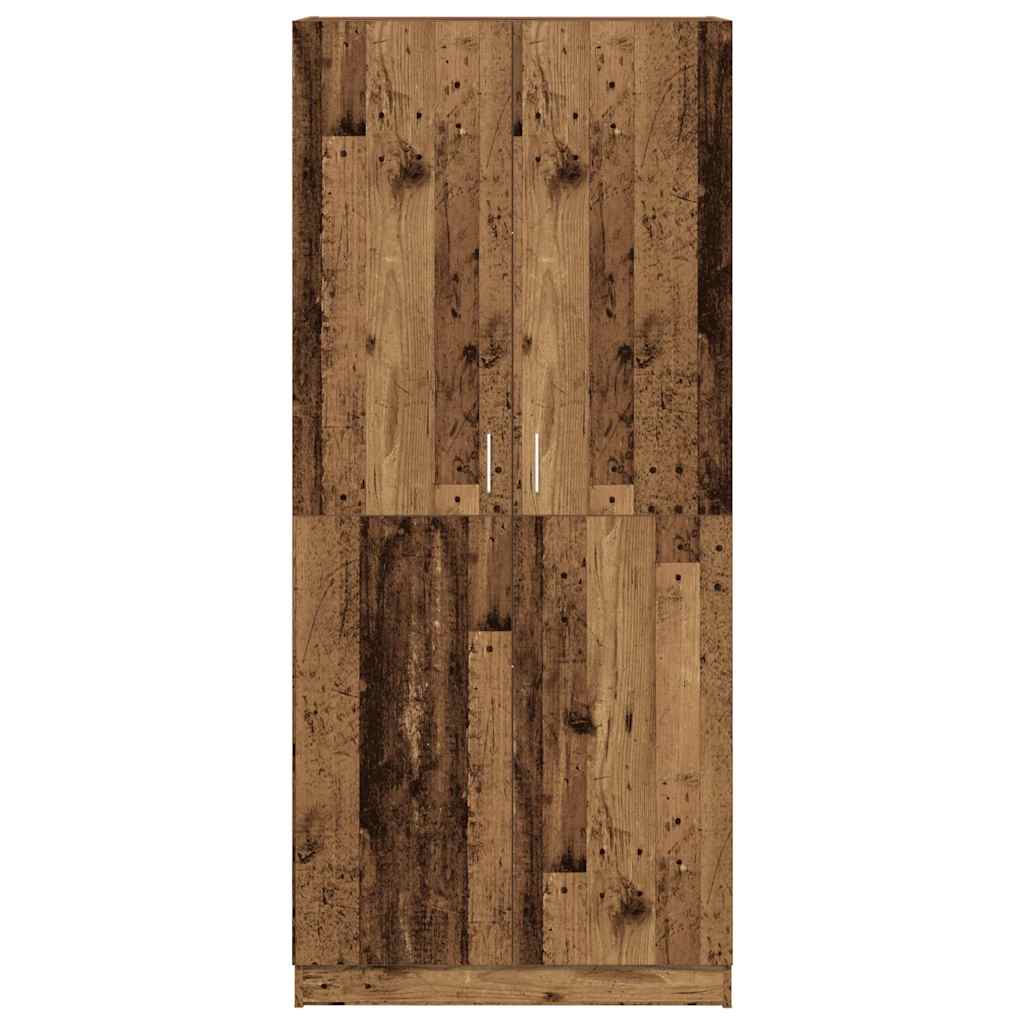 Garderobe gammelt tre 90x52x200 cm konstruert tre