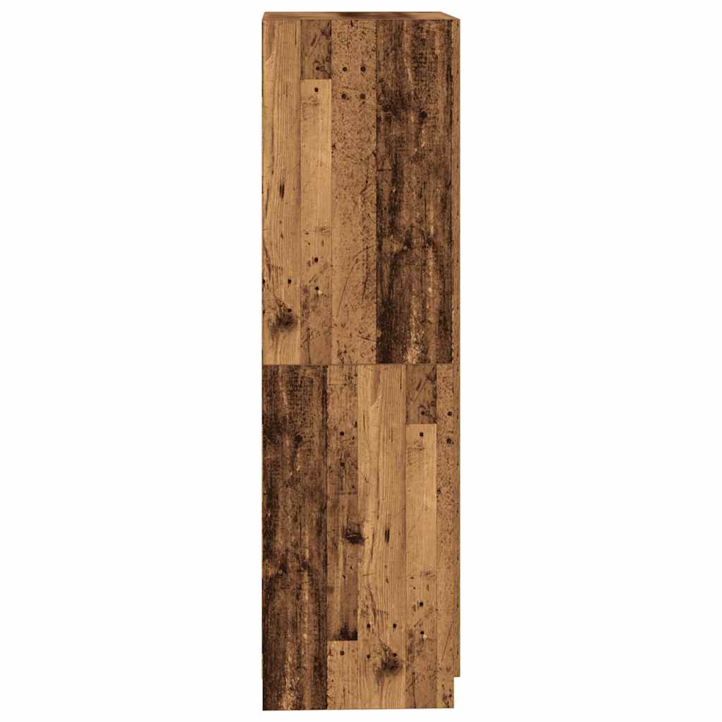 Garderobe gammelt tre 90x52x200 cm konstruert tre