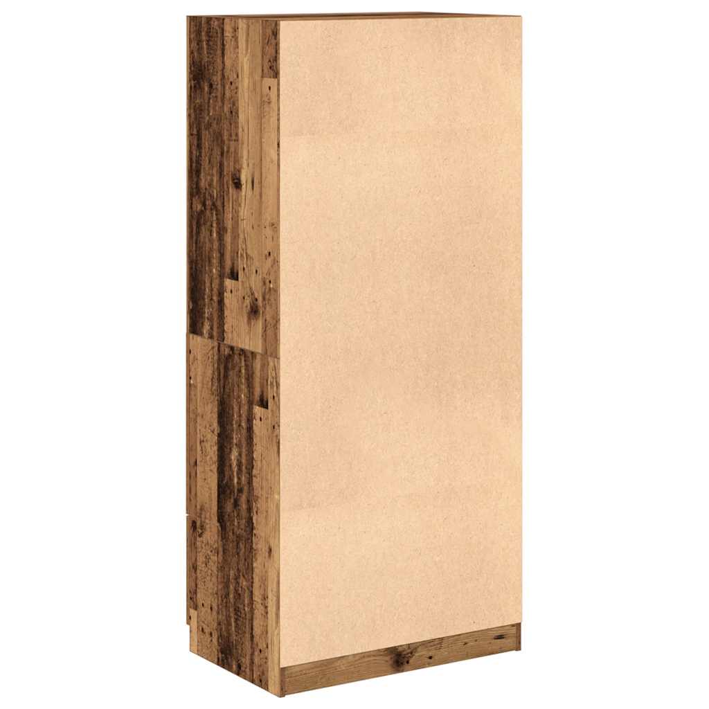 Garderobe gammelt tre 80x52x180 cm konstruert tre