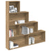 Bokhylle artisan eik 157x24x160 cm konstruert tre