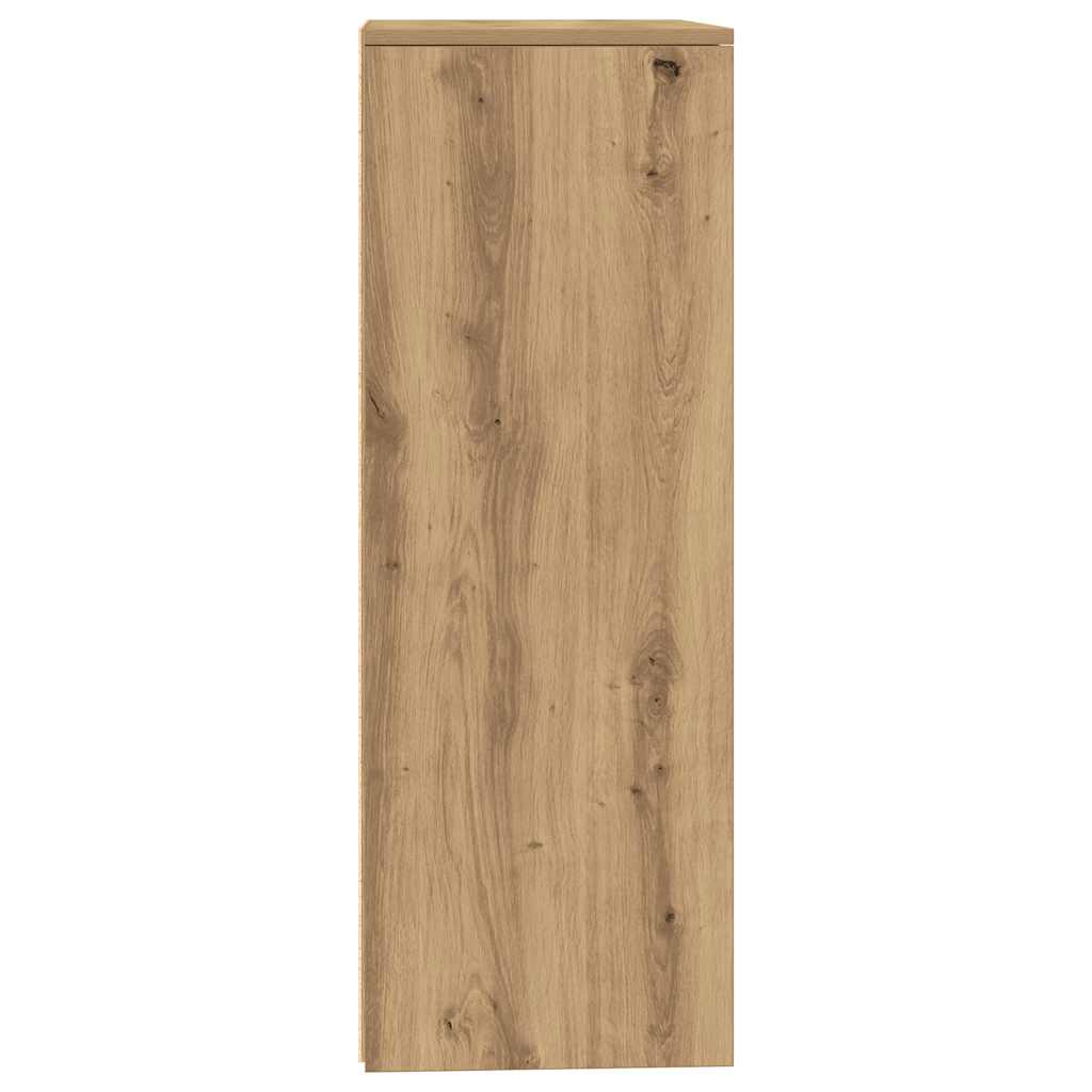 Skjenk med 6 skuffer artisan eik 50x34x96 cm konstruert tre