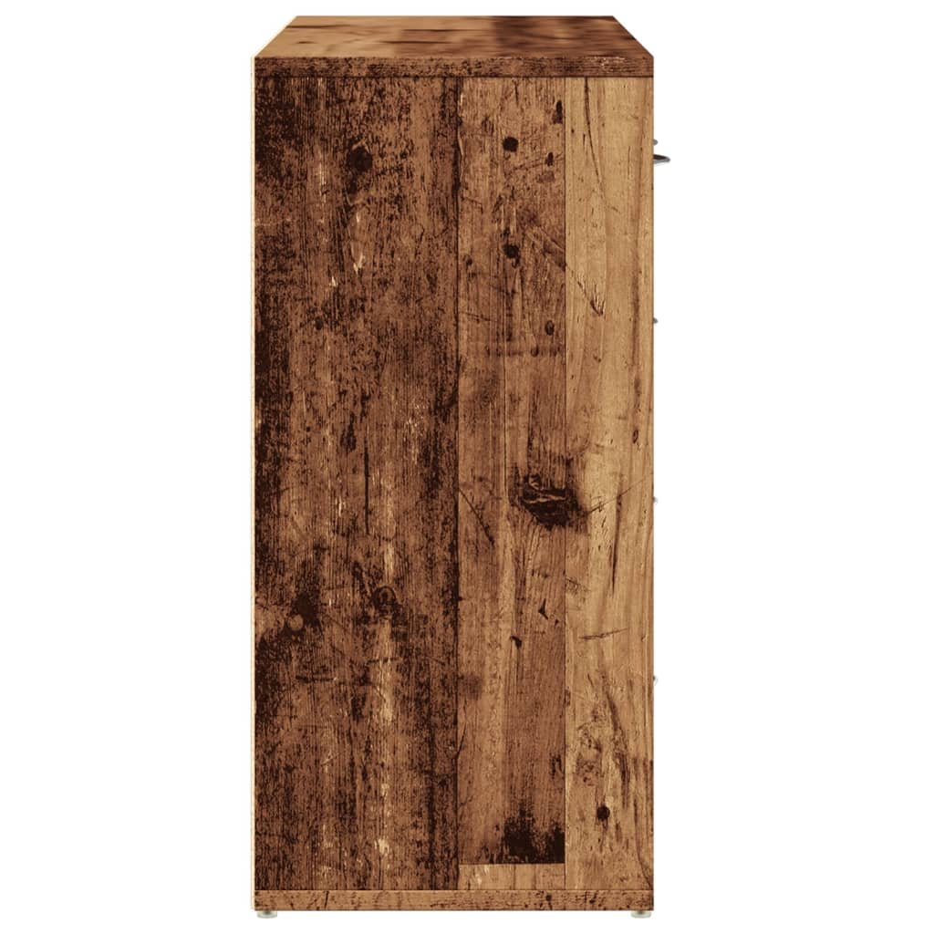 Skjenk gammelt tre 88x30x64 cm konstruert tre