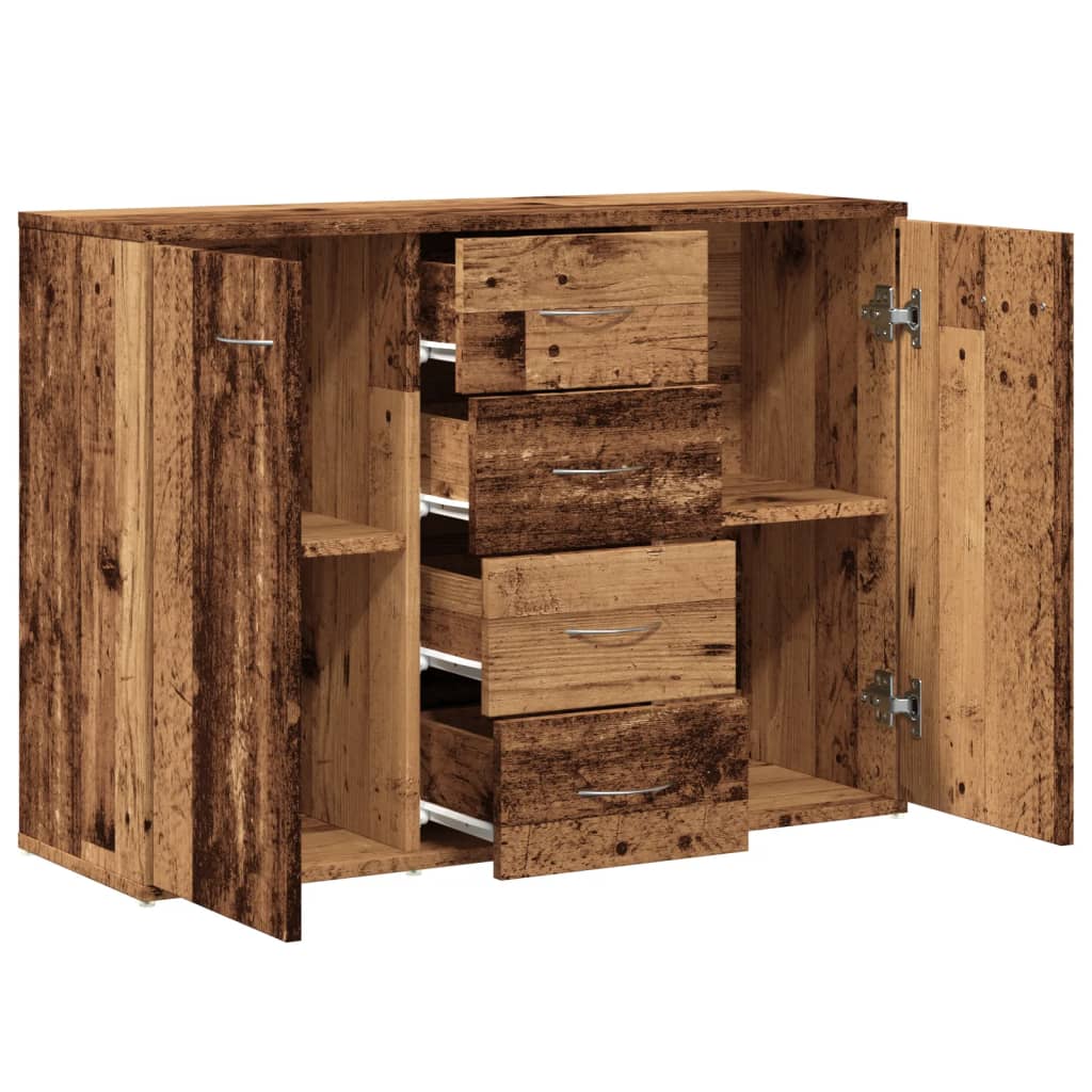 Skjenk gammelt tre 88x30x64 cm konstruert tre