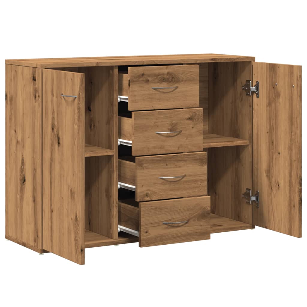 Skjenk artisan eik 88x30x64 cm konstruert tre