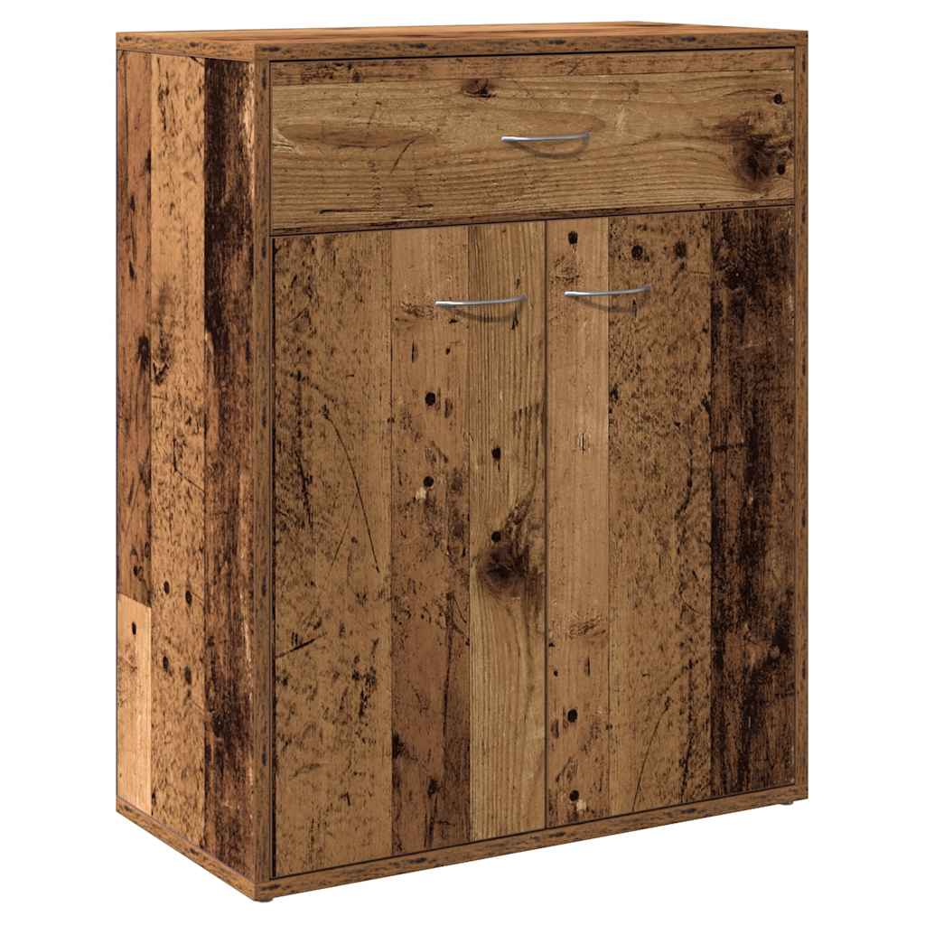 Skjenk gammelt tre 60x30x75 cm konstruert tre
