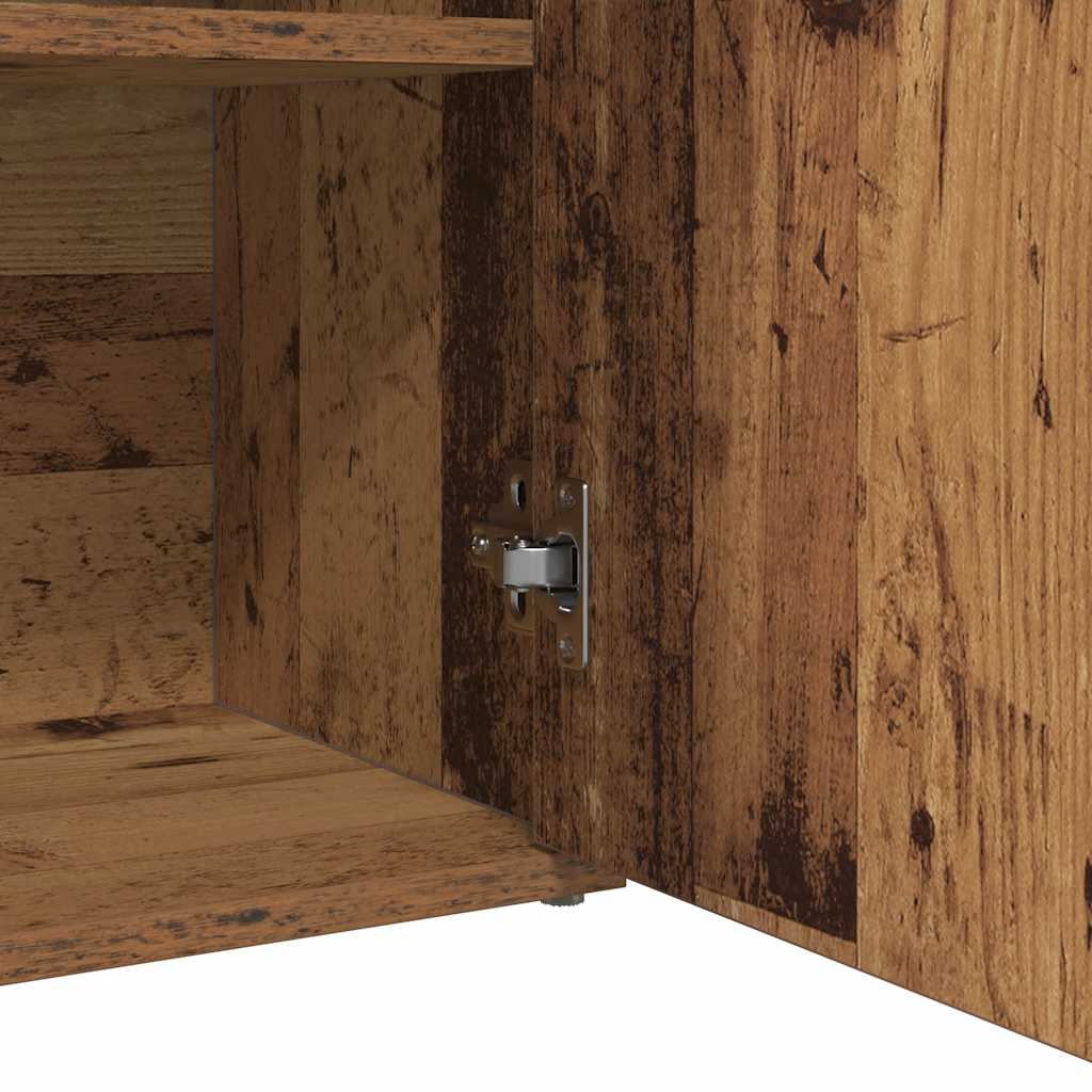 Skjenk gammelt tre 60x30x75 cm konstruert tre