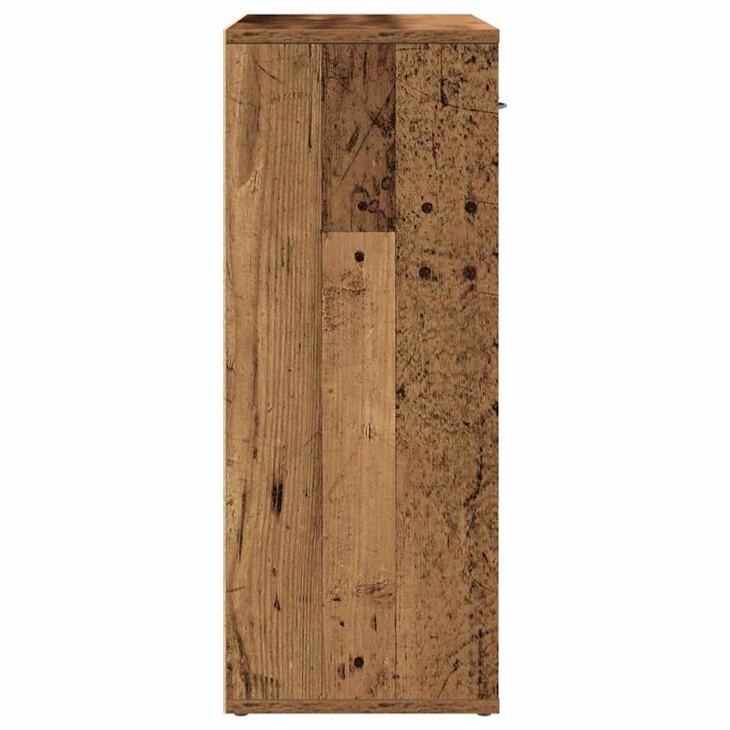 Skjenk gammelt tre 60x30x75 cm konstruert tre