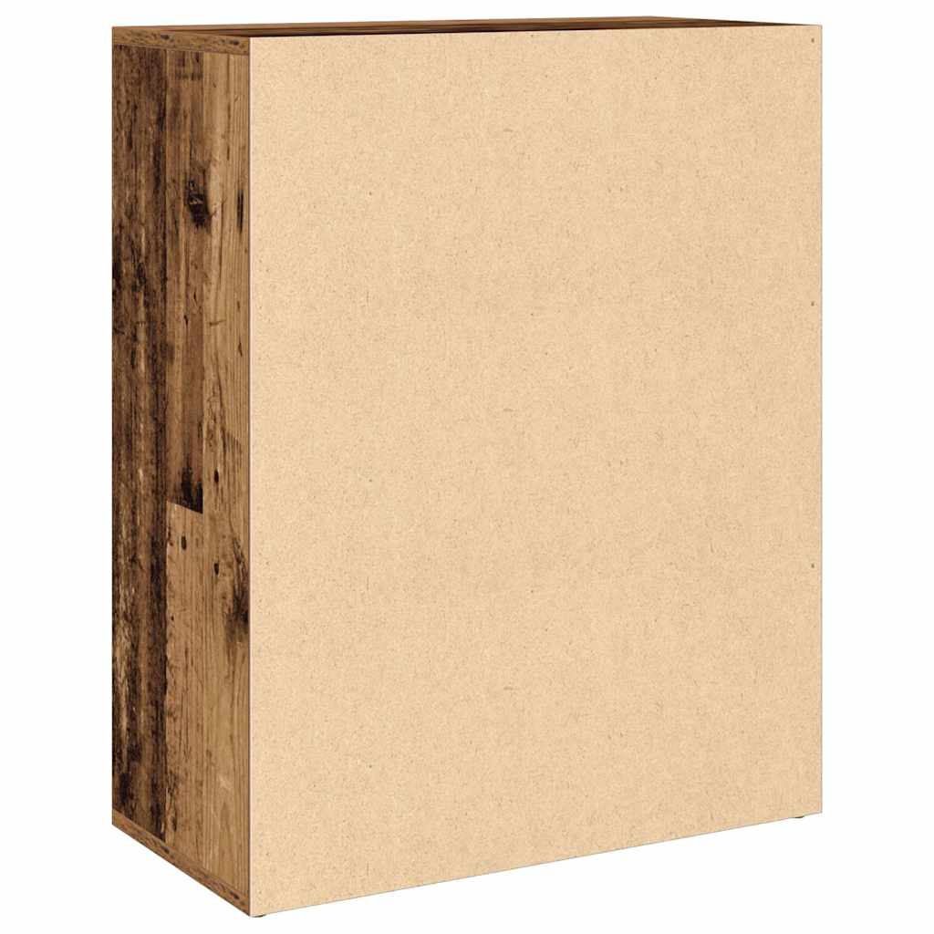 Skjenk gammelt tre 60x30x75 cm konstruert tre