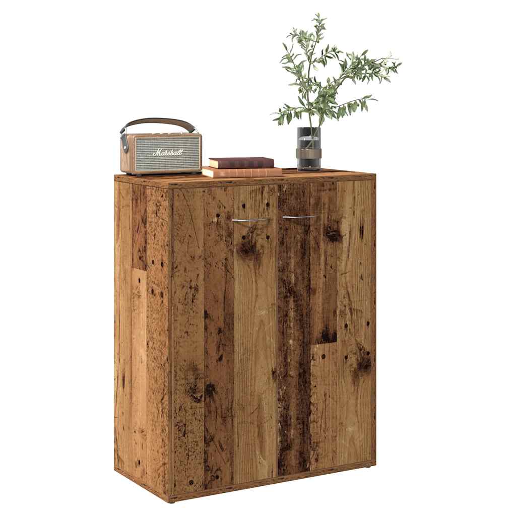 Skjenk gammelt tre 60x30x75 cm konstruert tre