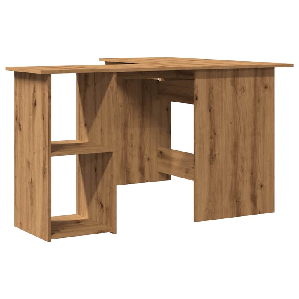 Hjørnepult artisan eik 120x140x75 cm konstruert tre