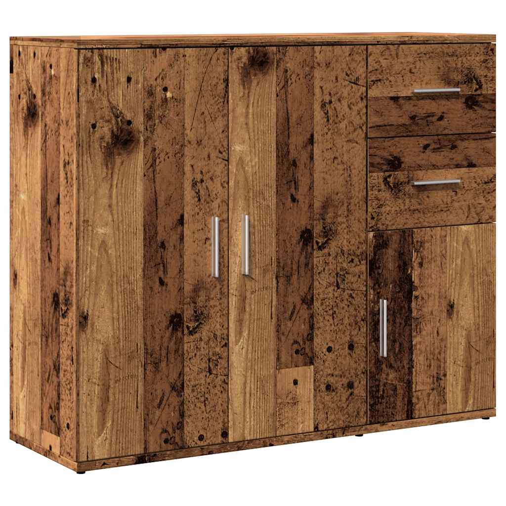 Skjenk gammelt tre 91x29,5x75 cm konstruert tre