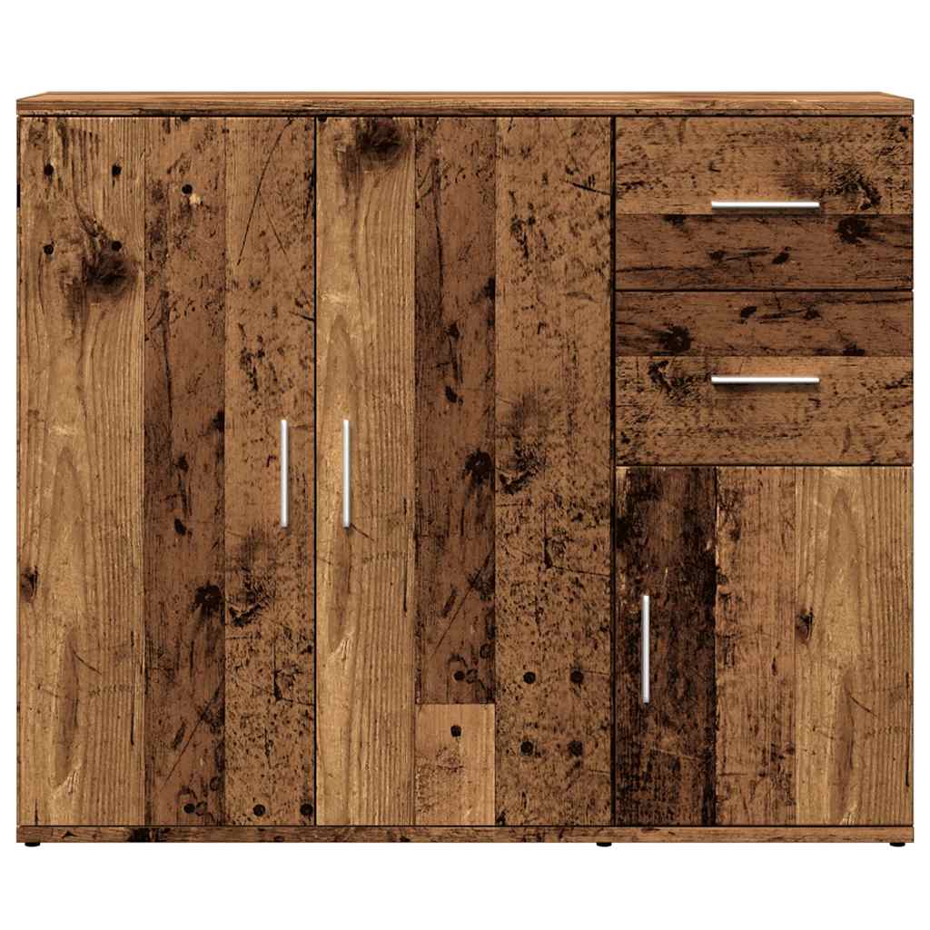 Skjenk gammelt tre 91x29,5x75 cm konstruert tre