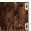 Veggmontert CD-hylle gammelt tre 75x18x18 cm konstruert tre
