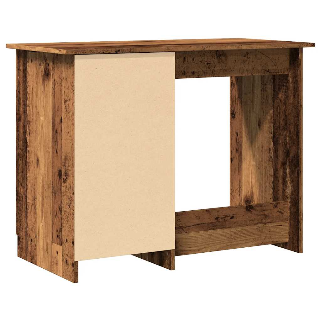 Skrivebord gammelt tre 100x50x76 cm konstruert tre