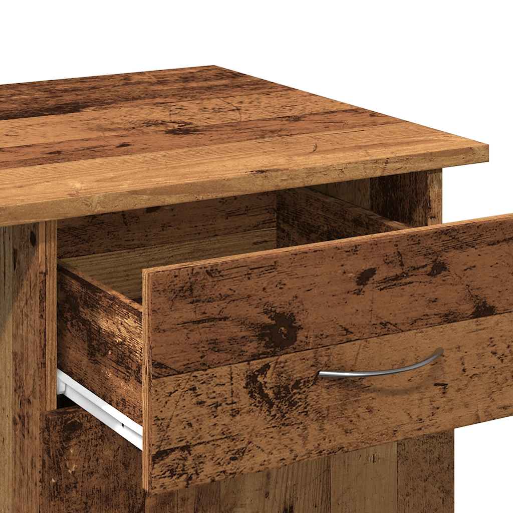 Skrivebord gammelt tre 100x50x76 cm konstruert tre