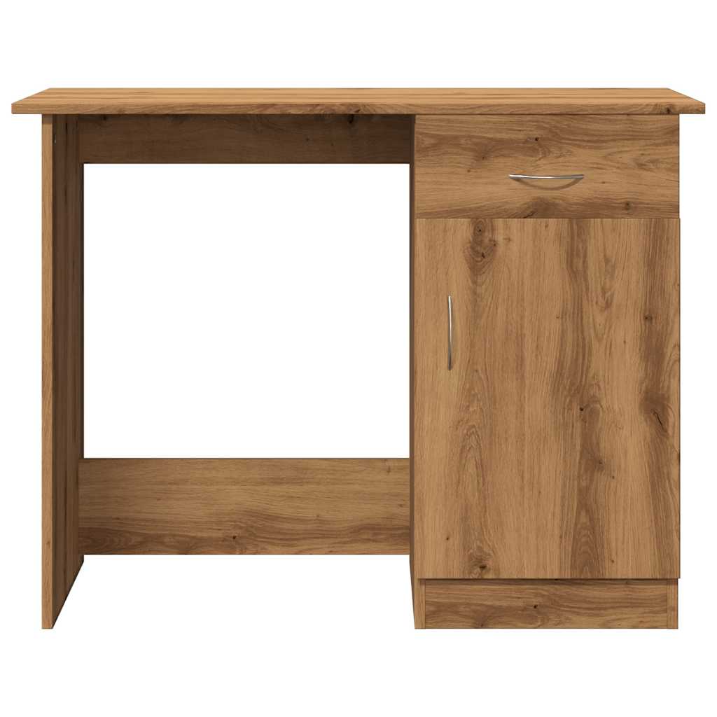 Skrivebord artisan eik 100x50x76 cm konstruert tre
