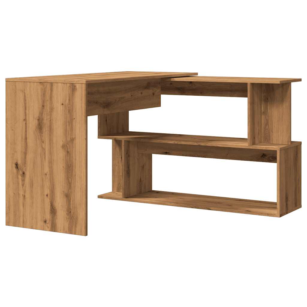 Hjørnepult artisan eik 200,5x50x76 cm konstruert tre