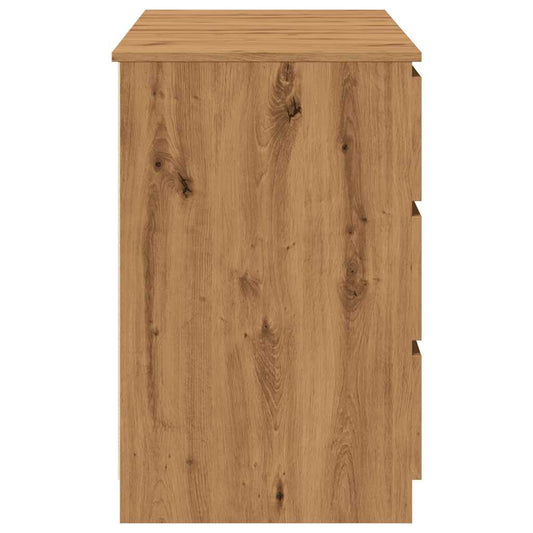 Skrivebord artisan eik 140x50x77 cm konstruert tre