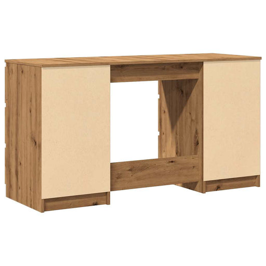 Skrivebord artisan eik 140x50x77 cm konstruert tre