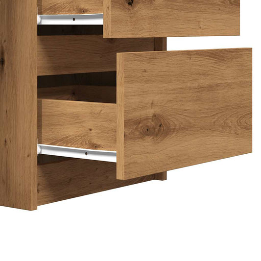 Skrivebord artisan eik 140x50x77 cm konstruert tre