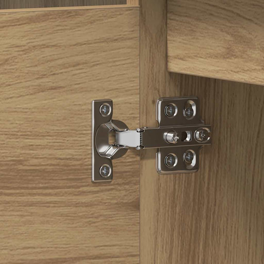 Hjørnepult artisan eik 145x100x76 cm konstruert tre vidaXL