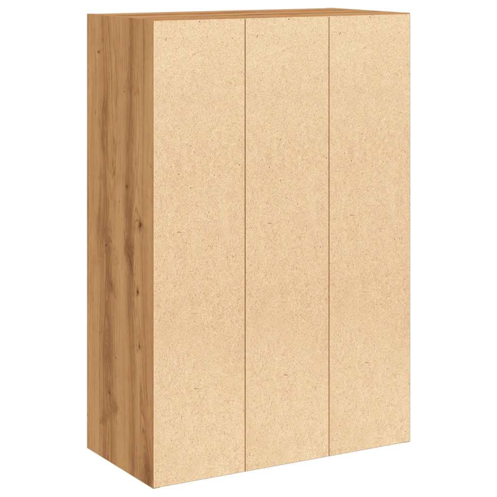 Bokhylle artisan eik 60,5x30x90 cm konstruert tre