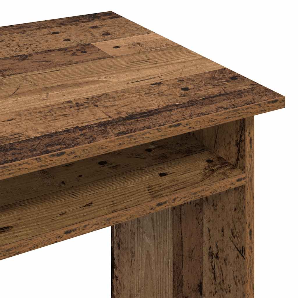 Skrivebord gammelt tre 90x50x74 cm konstruert tre
