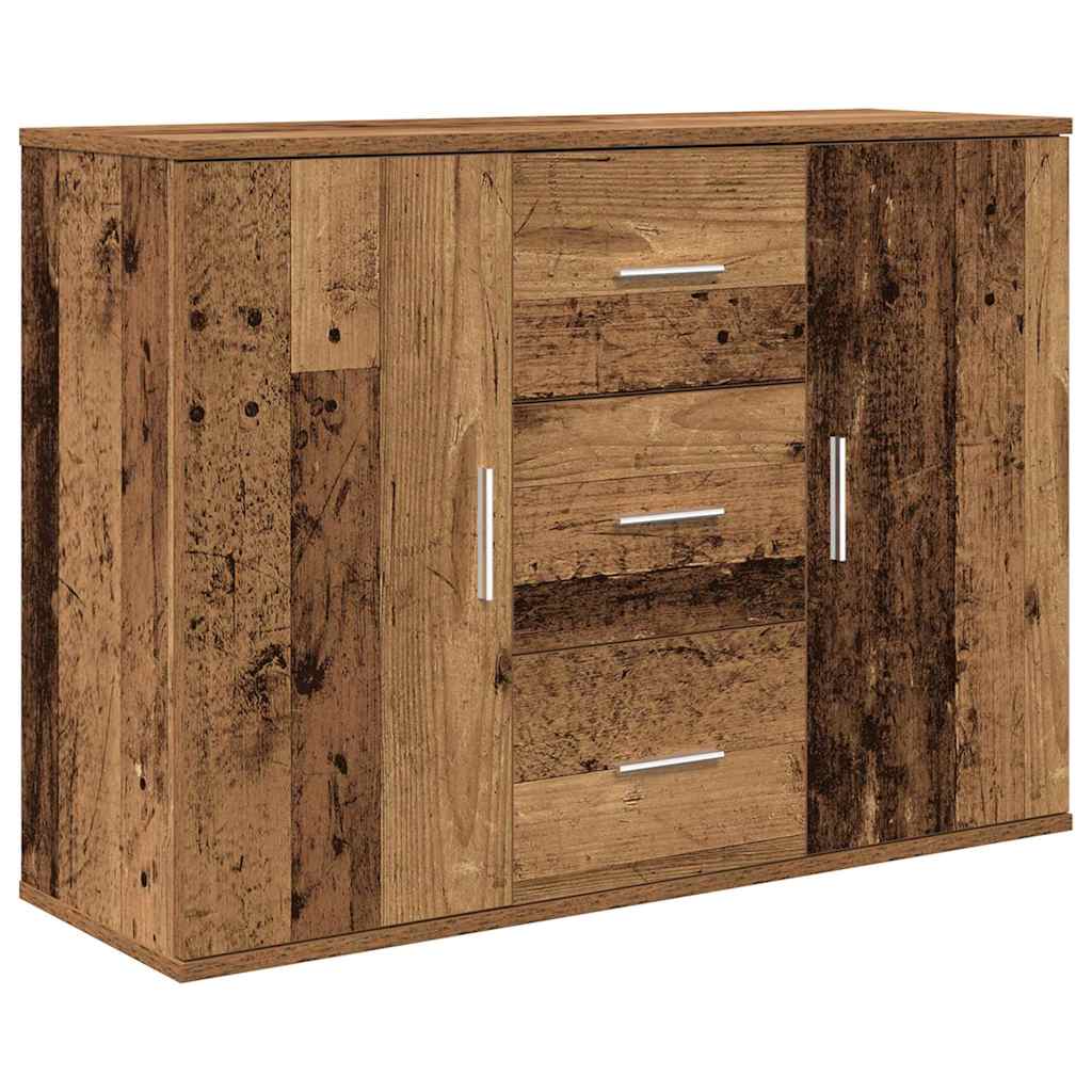 Skjenk gammelt tre 90x29,5x65 cm konstruert tre