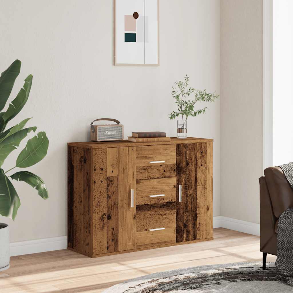 Skjenk gammelt tre 90x29,5x65 cm konstruert tre
