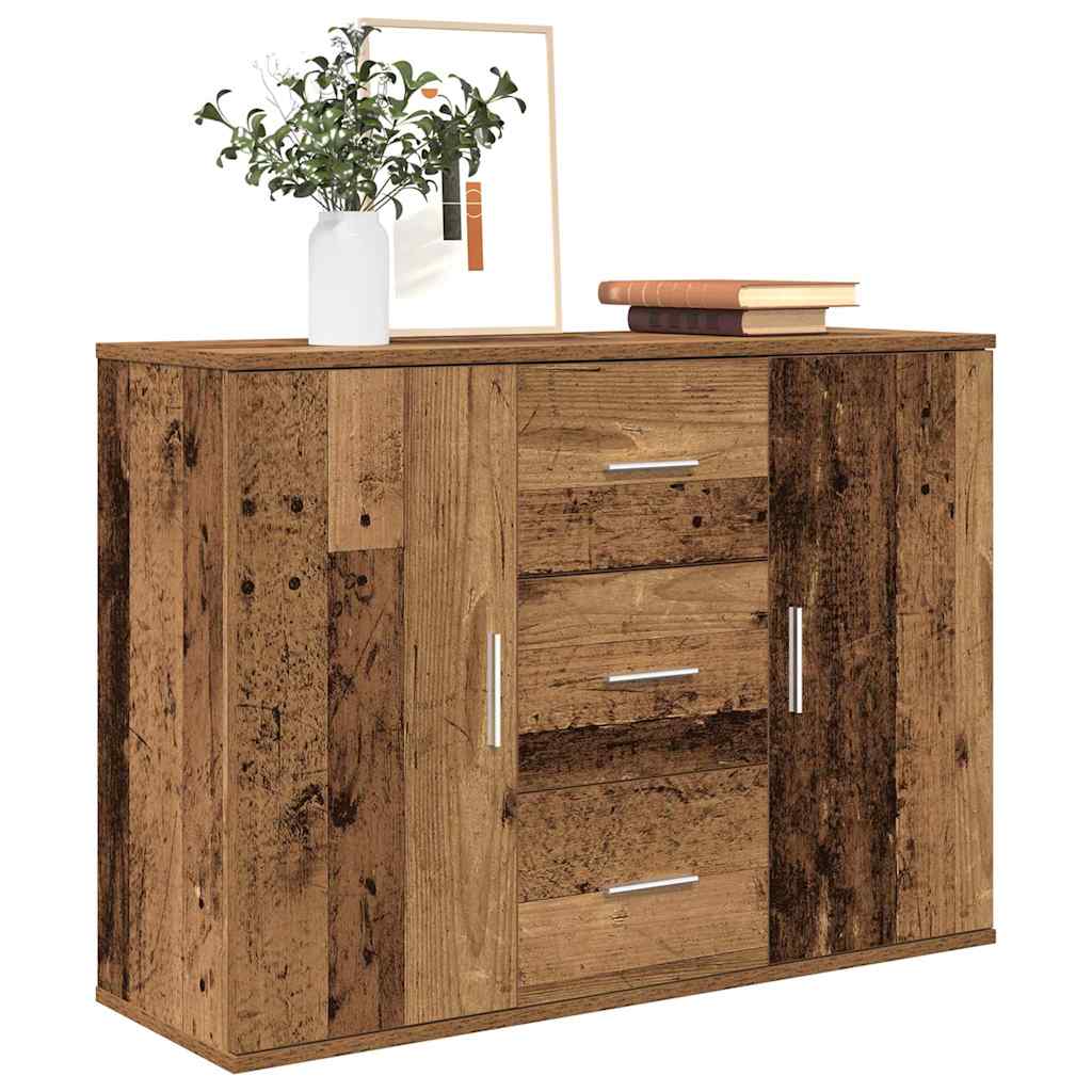 Skjenk gammelt tre 90x29,5x65 cm konstruert tre