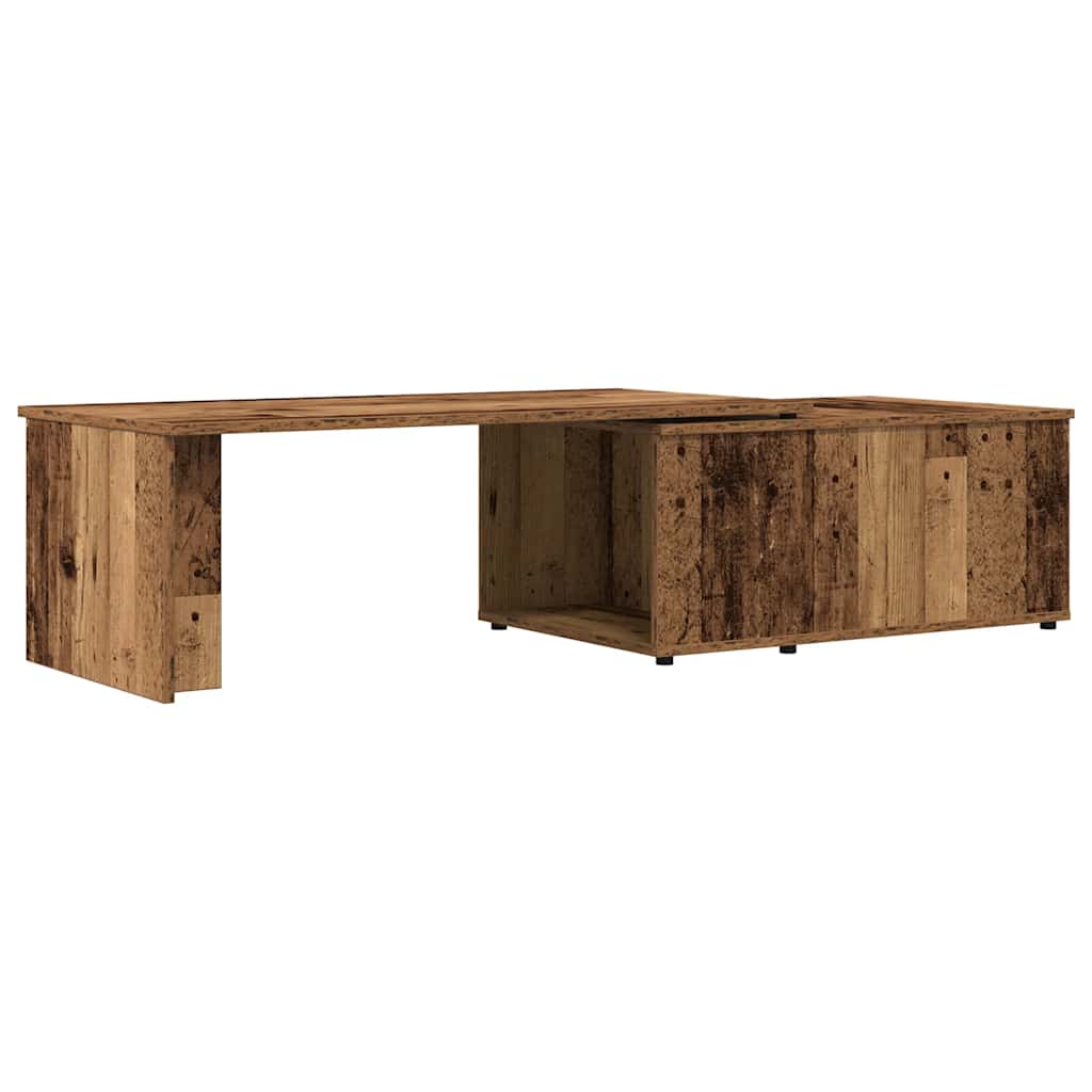 Salongbord gammelt tre 150x50x35 cm konstruert tre