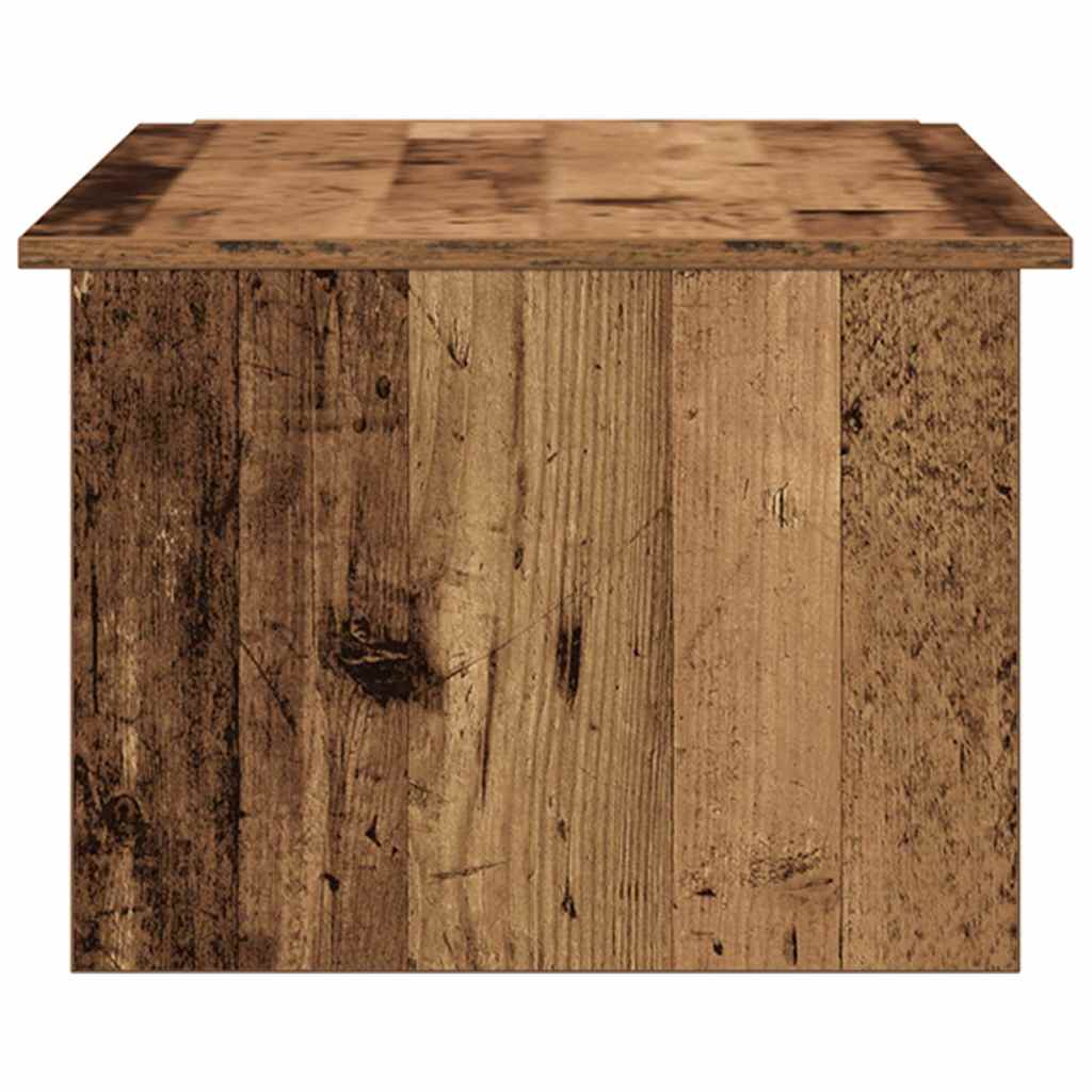 Salongbord gammelt tre 150x50x35 cm konstruert tre