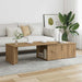 Salongbord artisan eik 150x50x35 cm konstruert tre