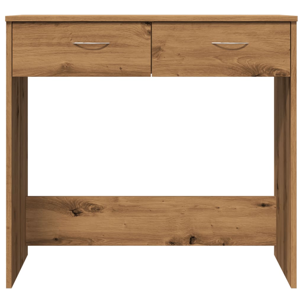 Skrivebord sonoma eik 80x40x75 cm konstruert tre