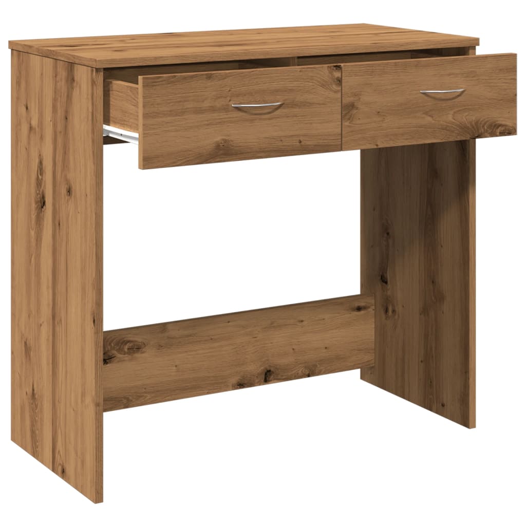 Skrivebord sonoma eik 80x40x75 cm konstruert tre