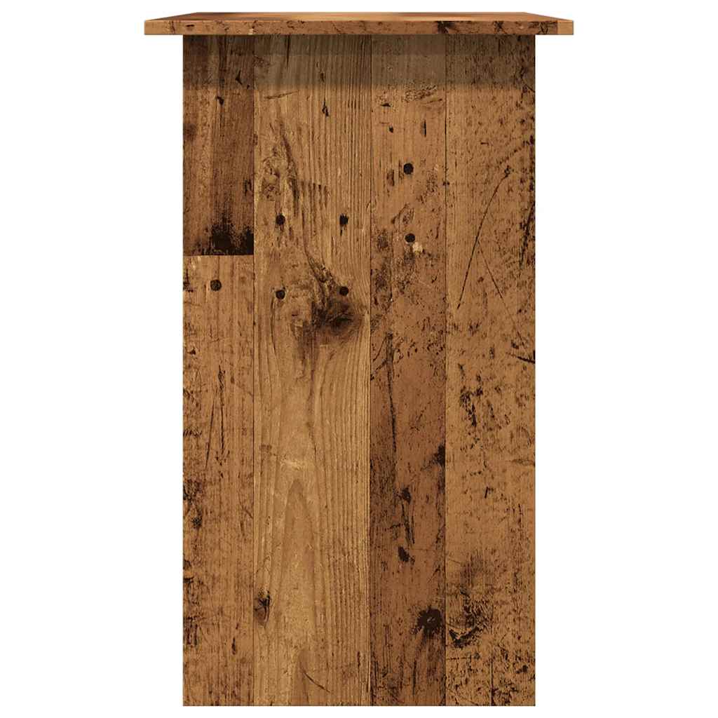 Skrivebord gammelt tre 80x45x74 cm konstruert tre