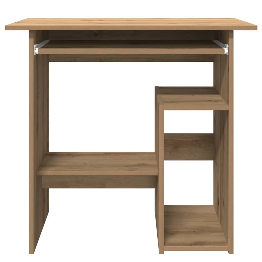 Skrivebord artisan eik 80x45x74 cm konstruert tre