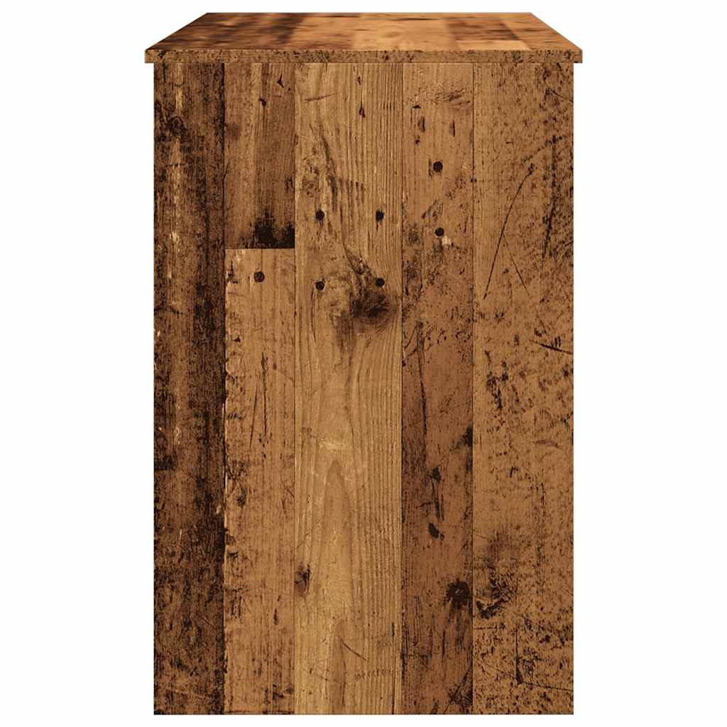 Skrivebord gammelt tre 100x50x76 cm konstruert tre