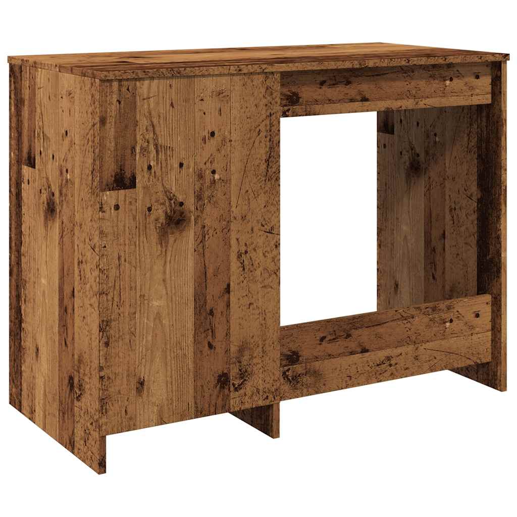 Skrivebord gammelt tre 100x50x76 cm konstruert tre