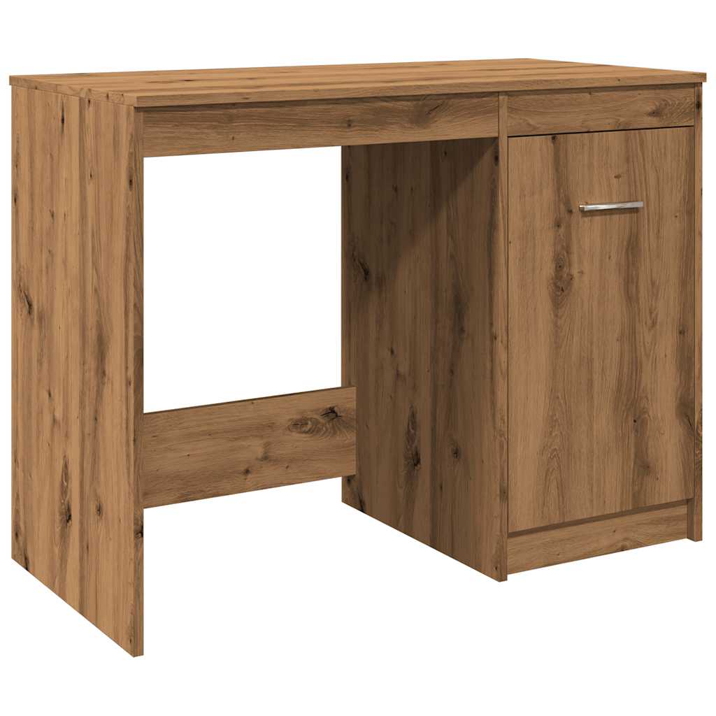 Skrivebord artisan eik 100x50x76 cm konstruert tre